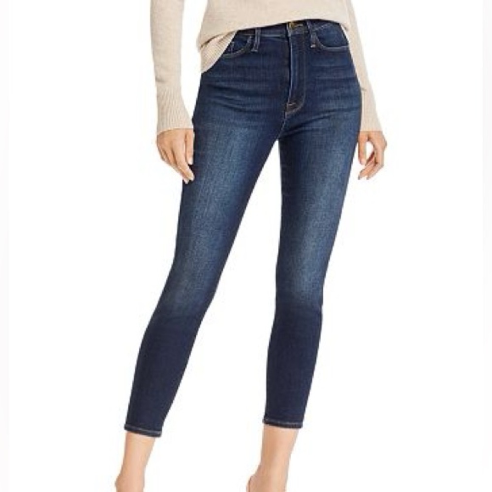 Frame Denim Ali High Rise Cigarette Jeans Size 29
